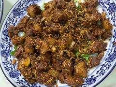 孜然羊肉-北大地皖峰饭馆