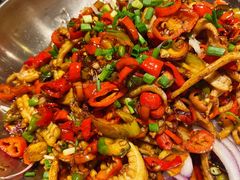 平锅鱿鱼-大众餐馆(植物园美食街店)