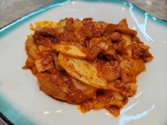 辣白菜炒五花肉-屋里家延边朝鲜族冷面(梅林3店)