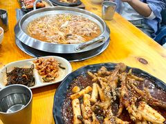 五花肉肥牛三吃锅-韩食汇