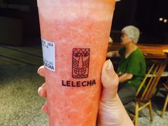 奶酪红草莓-LELECHA乐乐茶(上海五角场万达广场店)