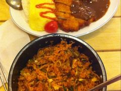 牛肉石锅拌饭与猪排蛋包饭-韩礼年糕(飞虹路店)