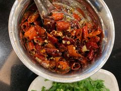 现炸辣椒油-情忆草原涮肉馆