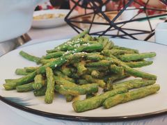 咸蛋黄焗刀豆-高老庄新家宴(北斗星广场店)