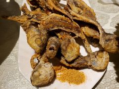 干炸黄花鱼-华盛园卷子王农家菜水库鱼