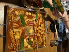 鱼饼火山炒年糕-包装马车·韩国料理·포장마차