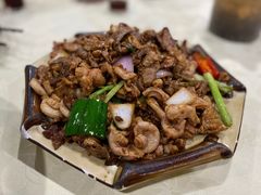 葱姜炒猪杂-标记美食新鲜猪杂(兴南大道店)