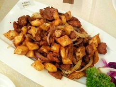 馕丁炒烤肉/份-楼兰印象(朝外店)