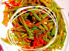 鲜豆角炒肉丝-额娘·春饼烤鸭(怀特店)