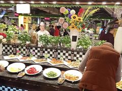 自助调料区-豪食披萨烤肉自助(保定商场店)