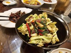 干锅菜花-万重锦·人文川菜馆(骡马市店)