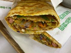 鸡蛋菜煎饼-舞素卷菜煎饼.糁汤(万达金街店)