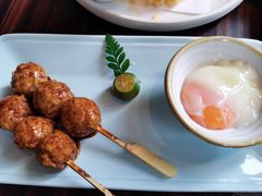 鸡软骨丸子配温泉蛋-山葵家·创意料理(EFC欧美广场店)