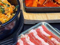 火辣鸡爪年糕-金家炭火烤肉烤鳗鱼(环球中心店)