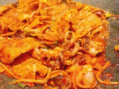 铁板章鱼五花肉-春熙台韩国料理·章鱼肥牛(西丽店)