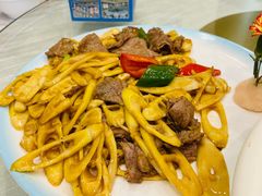 牛肉炒笋片-庭苑美食中心·陈皮烧鹅·海鲜(台山店)