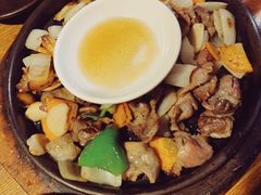 辣炒鸡胗-包装马车·韩国料理·포장마차