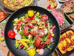 -草家酱蟹炭火烤肉店(珲春南路二店)