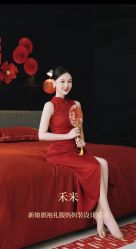 -禾米旗袍妈妈装礼服定制(嘉业国贸店)