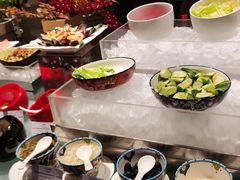 自助调料区-唐拉雅秀酒店-西锦汇空中BBQ·思创餐厅