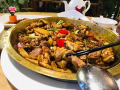 铜盘焗走地鸡-德胜轩正宗顺德菜(宝安沙井会展中心店)