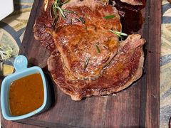 炙烤谷饲五a战斧牛排配时蔬-美森西餐厅(曙光大道店)