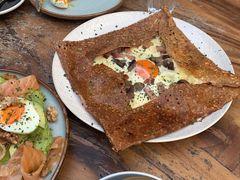 鸡蛋蘑菇熏肉荞麦可丽饼-RAC BAR(安福路店)