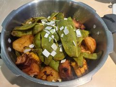 压锅油豆角-福禄财东北菜(珠江帝景店)