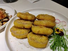 白洋淀虾肉藕饼-小放牛河北菜(长安万达店)
