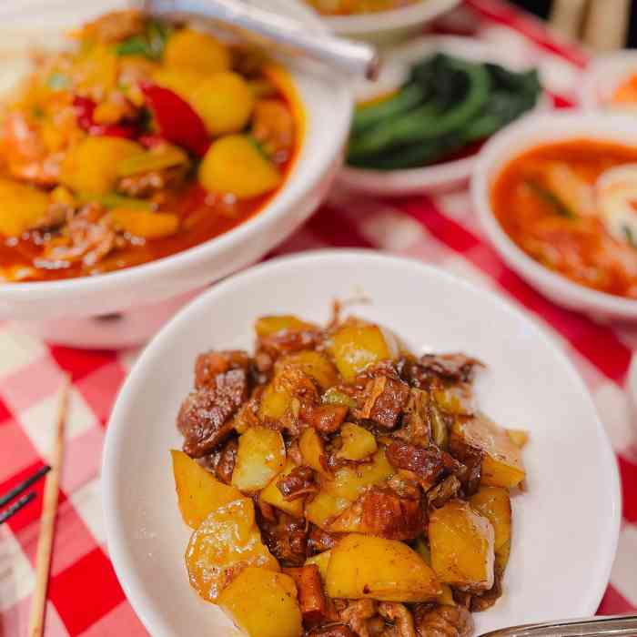 西贝莜面村(bhgmall店)-"位置[微笑]餐厅的位置在顺义华联四层 就.