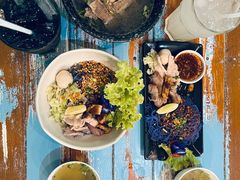 -蝶豆花蓝面条