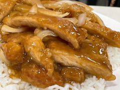 洋葱猪扒饭(炒底)-好好滋味茶餐厅