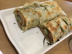 葱饼卷牛肉-台北楚楚园馅饼粥(虹桥南丰城店)