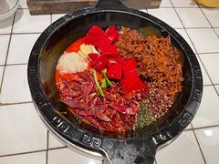 冷锅鸭血-卤校长老火锅(杨家坪直营店)