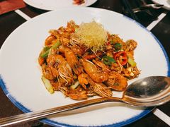 传统油爆虾-杭州西子湖四季酒店·金沙厅