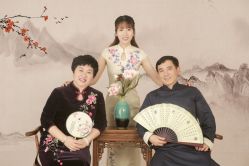 -时光纪亲子全家福照相馆(静安店母女写真父母纪念照)