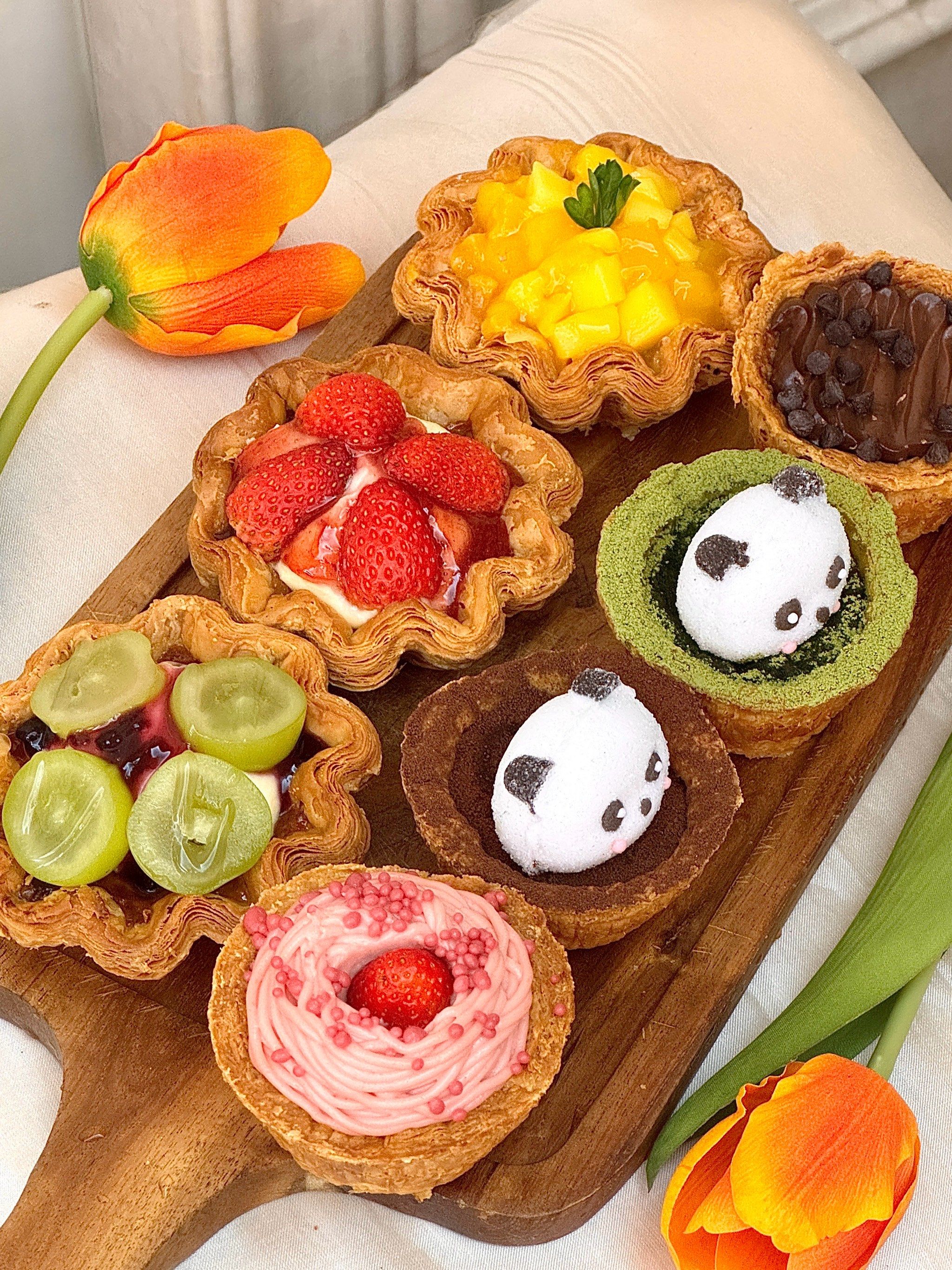 玫瑰挞 🍇草莓乳酪挞 🍓芒果法式挞🥭
芋泥紫薯法式挞