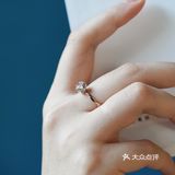 我愿称之为钻戒天花板，最爱的六爪钻戒~