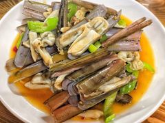 青椒炒蛏子-板桥海鲜广场(文明东店)