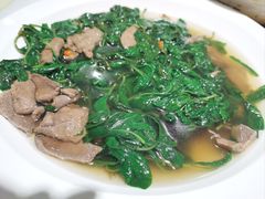 猪肝浸枸杞叶-山泉公馆酒家(广州东站店)