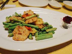 XO酱爆虾饼芦笋-聚宝渔港.五钻酒家(上地店)