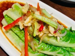 白灼罗马生菜-千日贺茶餐厅(高新万达店)