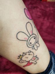 脚踝-北京蚩尤刺青