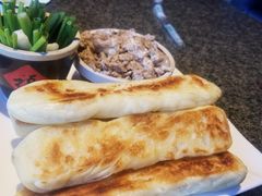 虾酱卷子-渔民船说·北塘海鲜·天津菜·海肠捞饭(北塘古镇店)