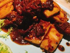 牛仔骨炒年糕-绿茶餐厅(汇悦大融城店)