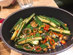 炒秋葵-小大董·烤鸭(五棵松店)
