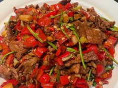 洪湖藕带炒黄牛肉-在莲野·湖北民间菜·头牌松滋鸡(光谷步行街店)