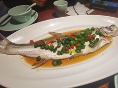 椒麻白水鱼-绿茶餐厅(蓝色港湾店)