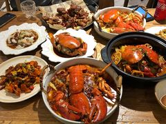 波龙膏蟹面-十面欢腾·海鲜面·台式Bistro(长乐路店)