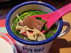 扁菜鸭血汤-丫丫厨娘·柠檬鸭(江南蓝鲸世界店)